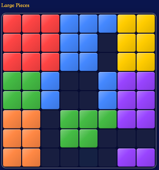Board with a large awkward piece